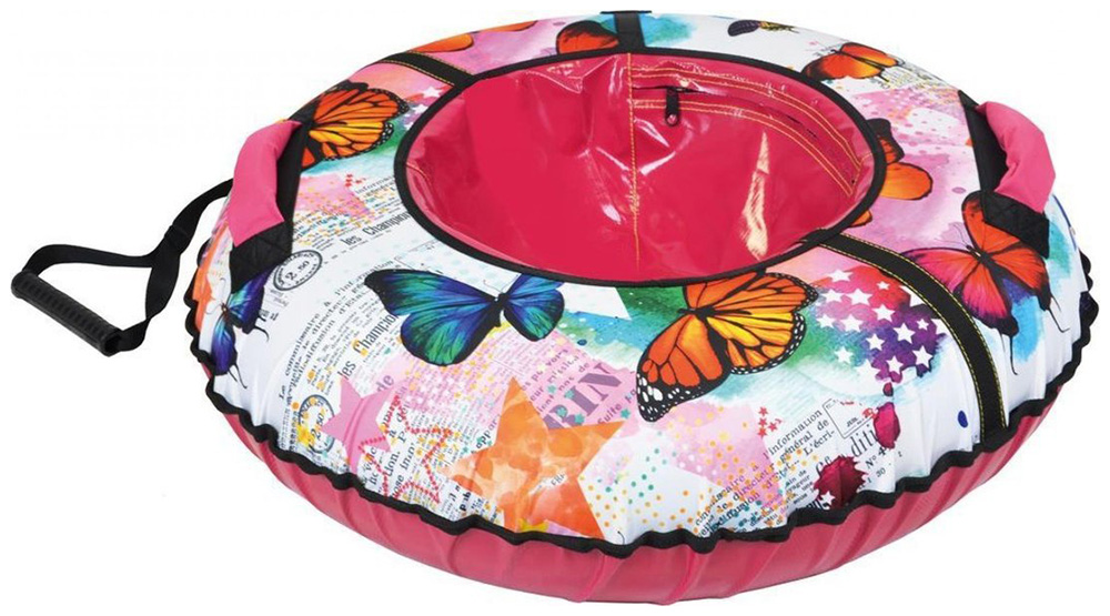 Изображение товара Тюбинг принтованный Nika с бабочками, 85 см