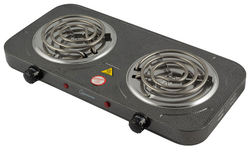 Изображение товара Настольная электроплита Homestar HS-1105 2 конфорки надежная компактная