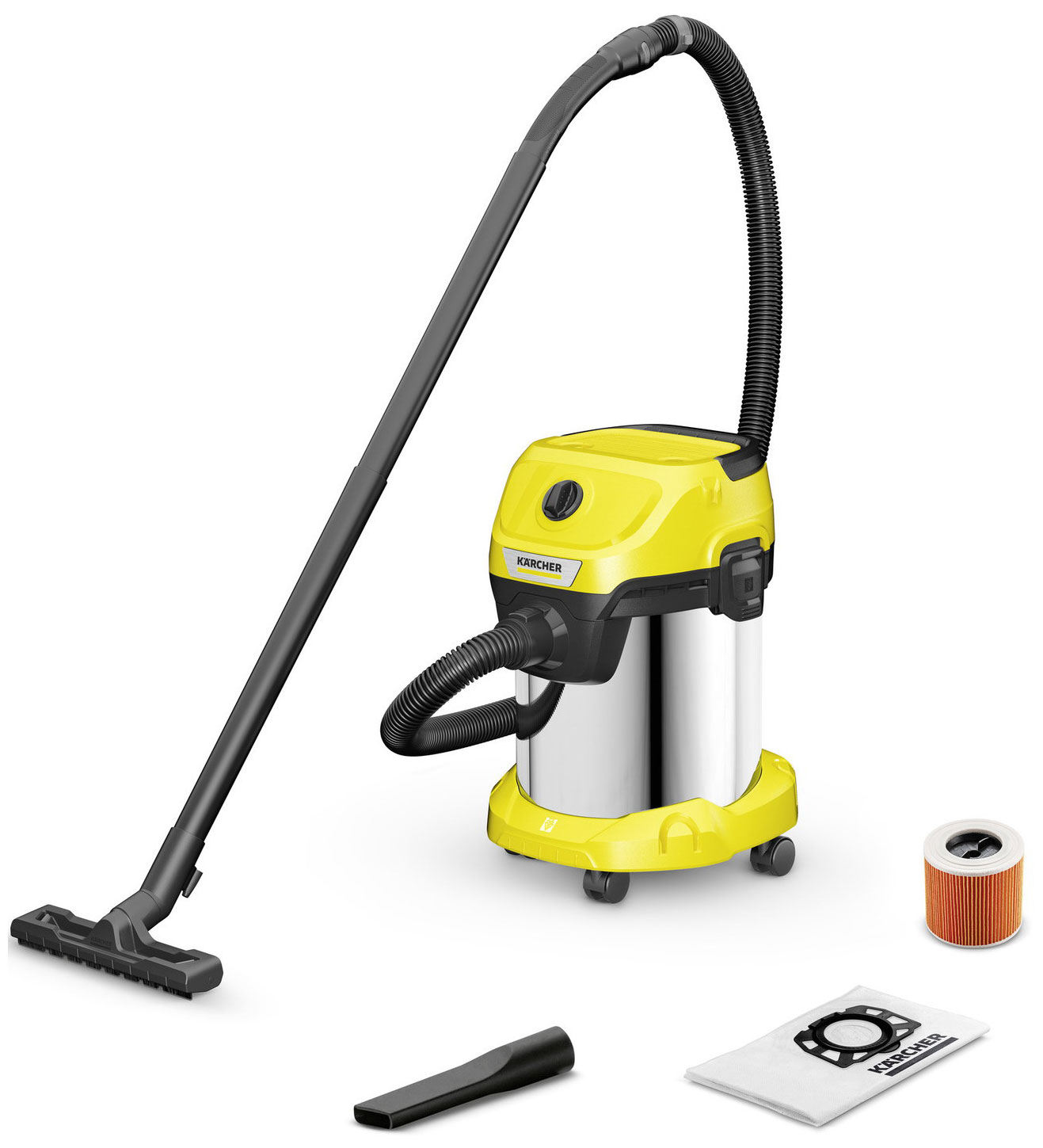 

Строительный пылесос Karcher WD 3 S V-17/4/20 1.628-135.0