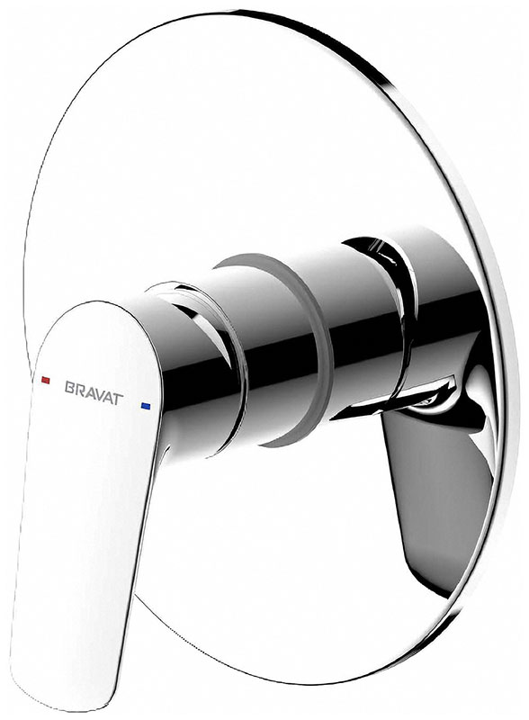 Изображение товара Смеситель для душа Bravat Rhein PB8429564CP-ENG 1-функциональный хром