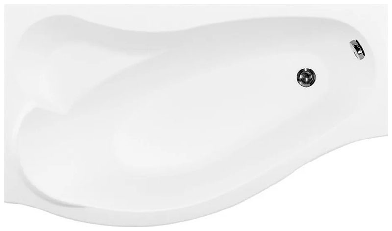 Изображение товара Акриловая ванна Aquanet Palma 170x90/60L белая с сиденьем и антискользящим покрытием