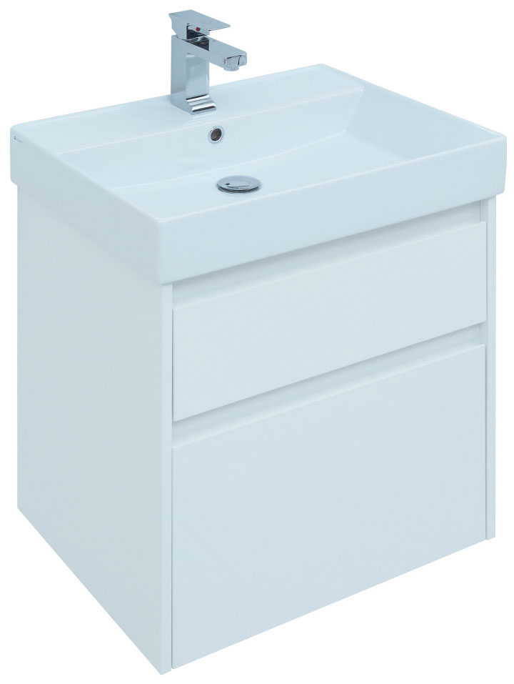Изображение товара Тумба под раковину Aquanet Nova Lite 60 (2 ящика) белый (00242575)