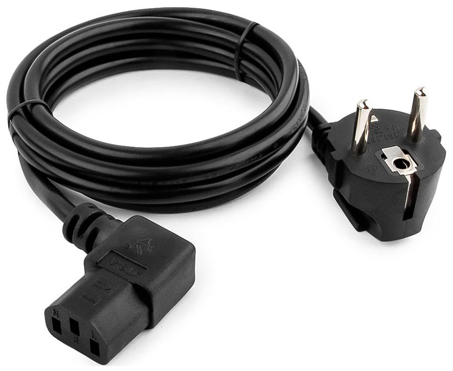 Кабель питания Cablexpert PC-186A-VDE кабель аудио 3 5мм 2rca cablexpert cca 458 2 5m переходник 3 5мм штекер на 2rca штекера 2 5 метра чёрный