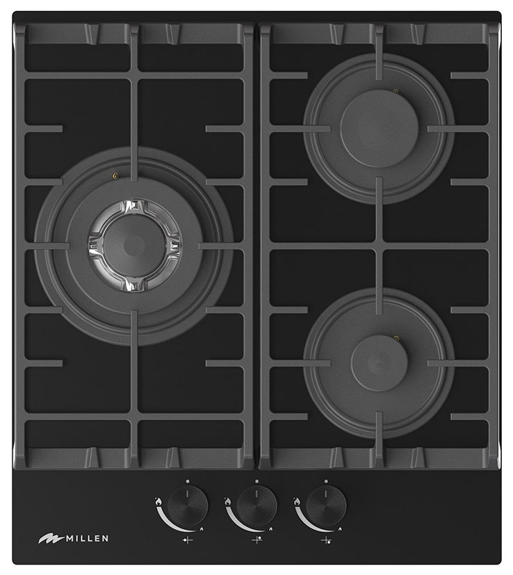 

Газовая варочная панель Millen MGHG 451 BL, Черный
