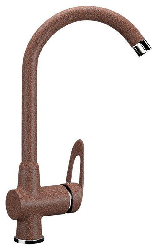 Изображение товара Кухонный смеситель Ulgran U-006/терракот с поворотным изливом 360 градусов