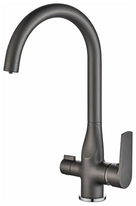 

Кухонный смеситель Haiba HB533-3/пепельный (HB76533-3)