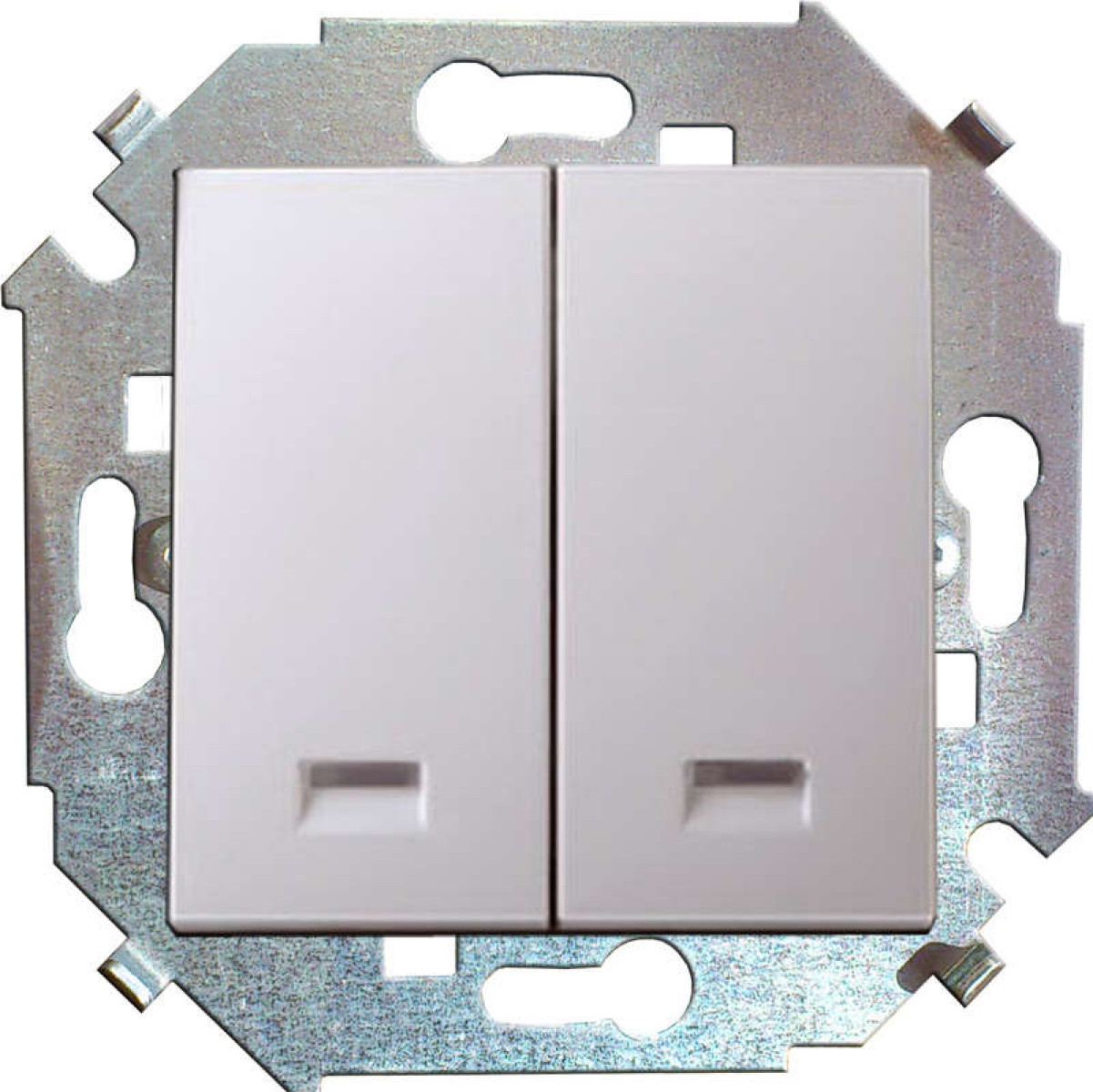 Изображение товара Выключатель Simon 2-кл СП 15 16А IP20 с подсветкой белый