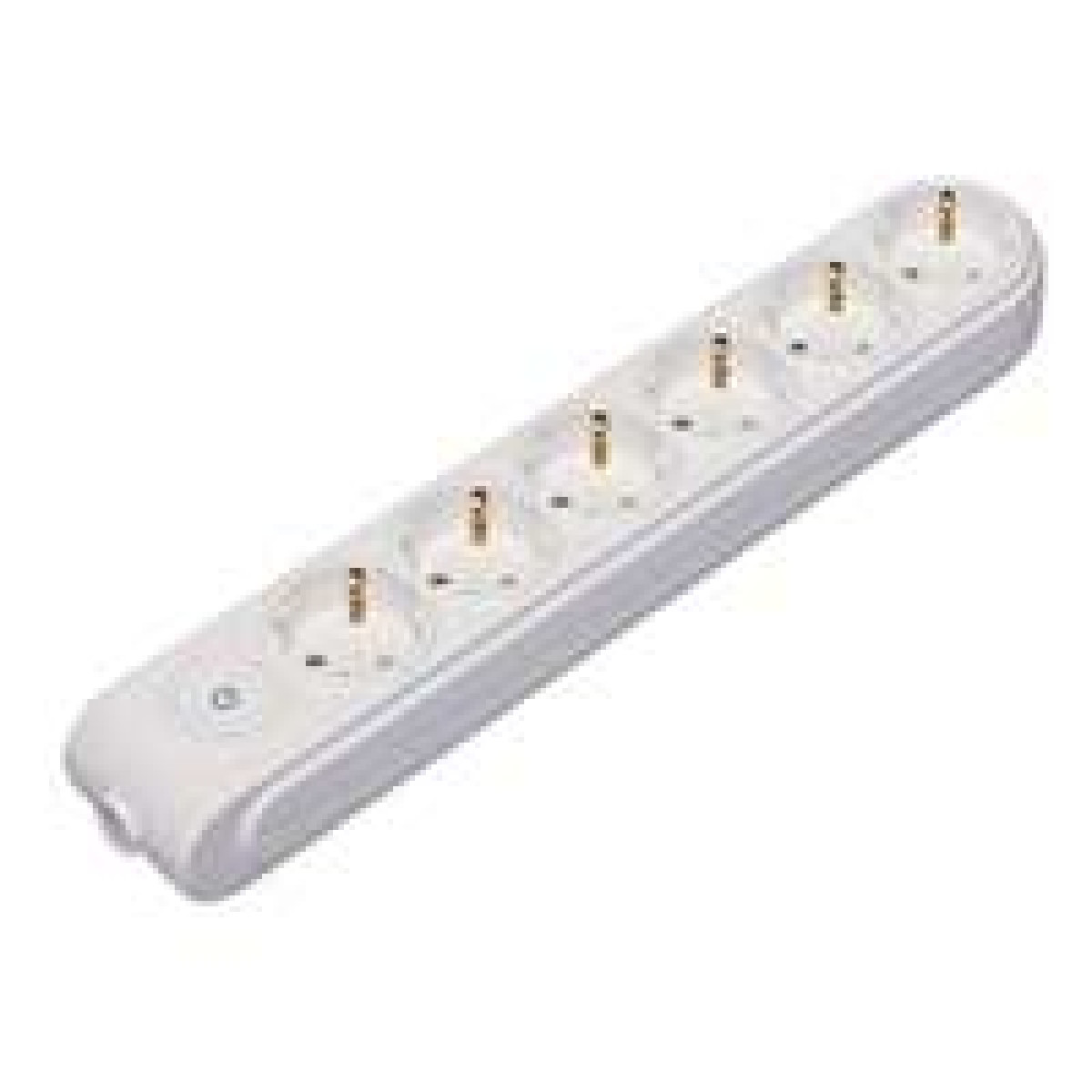 Изображение товара Розетки Makel Колодка удлинителя 6-м с заземл. защ. шторки с выкл.