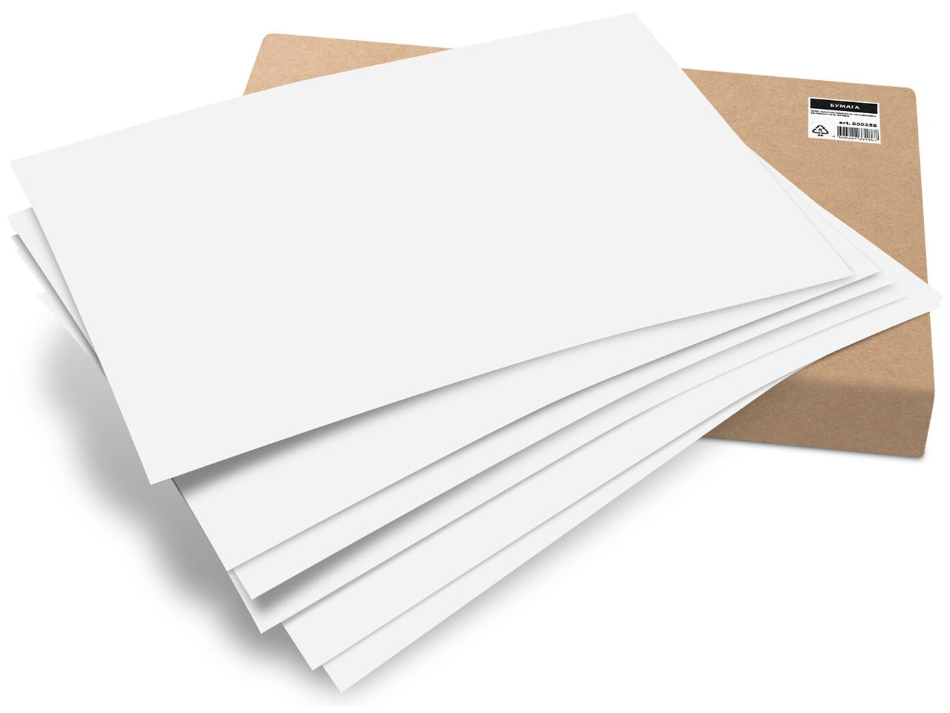 Изображение товара Бумага для акварели Brauberg ART, А3, 297x420 мм, комплект 100 листов, 200 г/м2, ГОЗНАК СПб (880258)