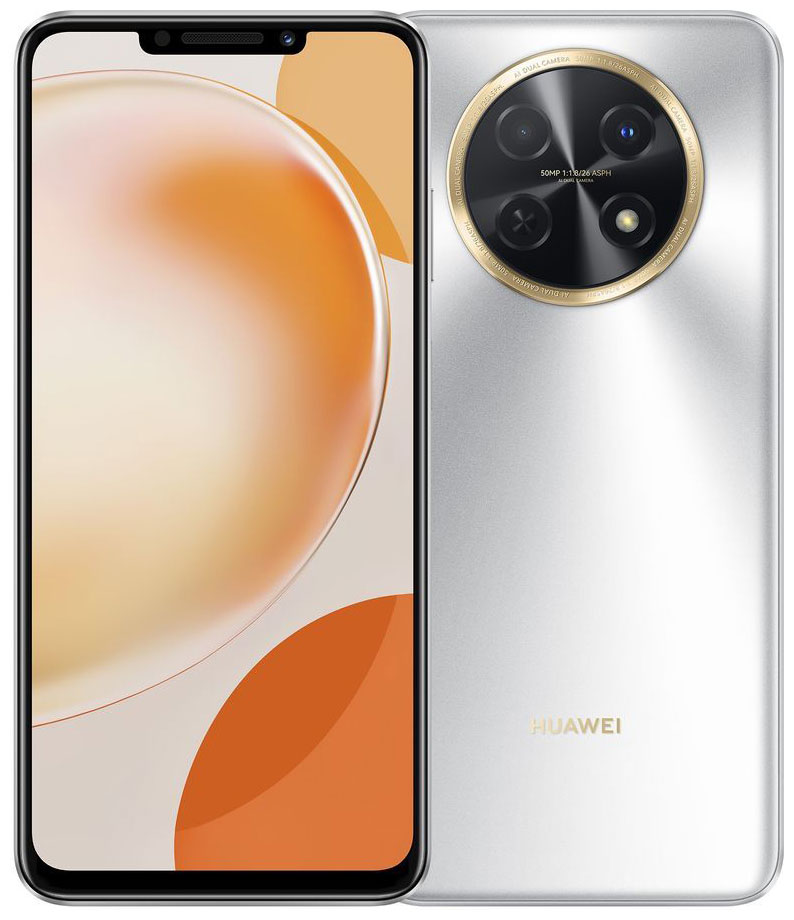 Смартфон Huawei Nova Y91 51097LTT 8+256Gb Moonlight Silver камера передняя с датчиком приближения для vertex impress lion 4g