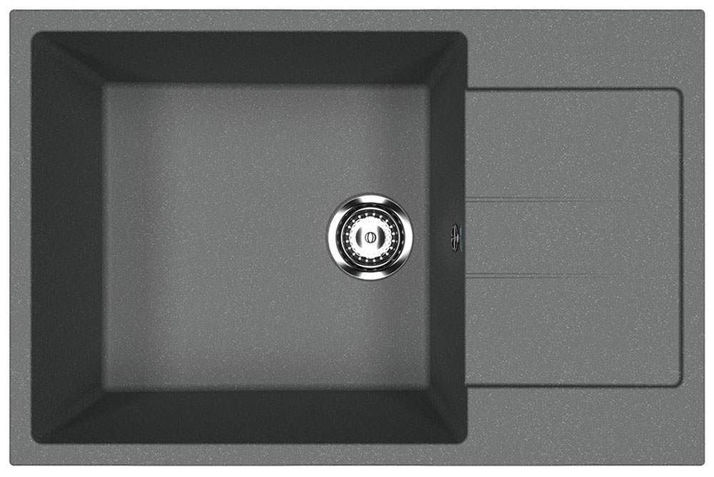 

Кухонная мойка Ulgran U-602/антрацит (U-602-343)