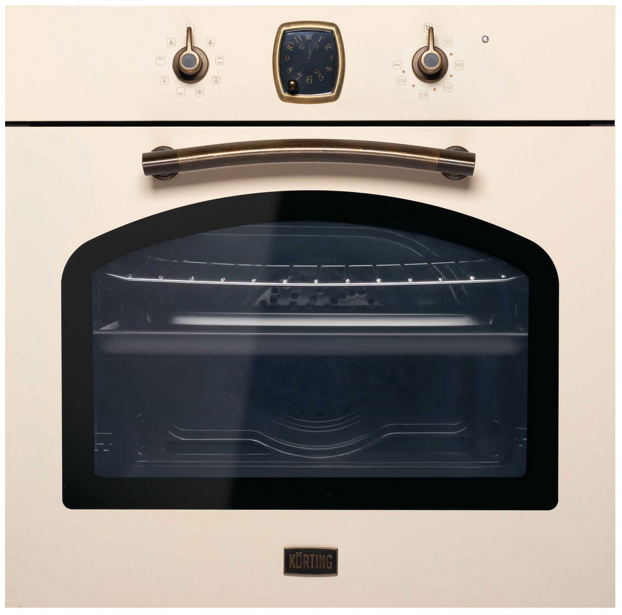 Изображение товара Электрический духовой шкаф Korting OKB 481 CRB 67л с конвекцией грилем и каталитической очисткой