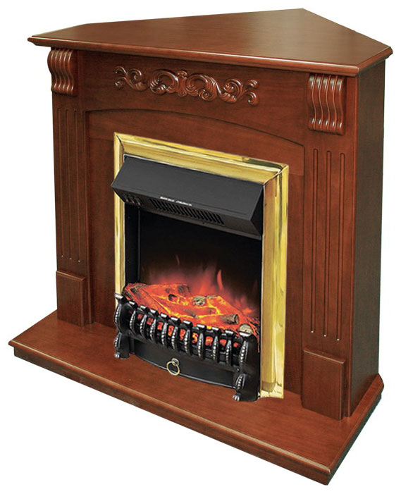 

Каминокомплект Royal Flame Sorrento угл.с очагом Fobos BR орех