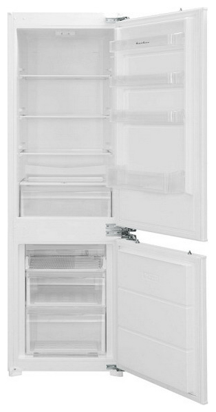 холодильник schaub lorenz slus 379 x4e Встраиваемый двухкамерный холодильник Schaub Lorenz SLUS 445 W3M