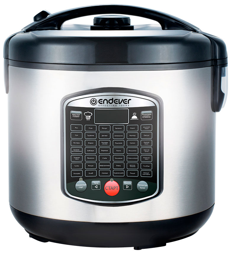 Изображение товара Мультиварка Endever Vita 90, черно-стальной
