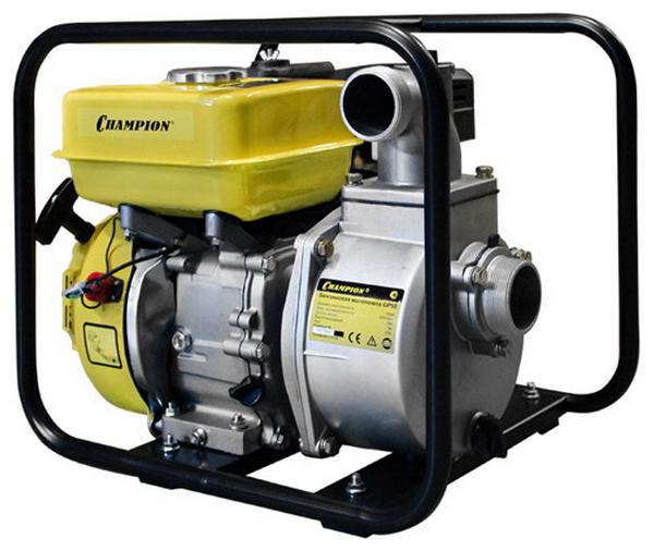 Изображение товара Мотопомпа Champion GP 50 поверхностный насос 600 л/мин 26 м 5150 Вт