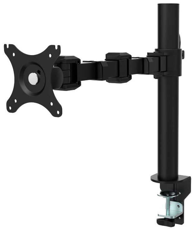 Изображение товара Настольный кронштейн ONKRON D 121 E для мониторов AI, черный, регулируемый по высоте