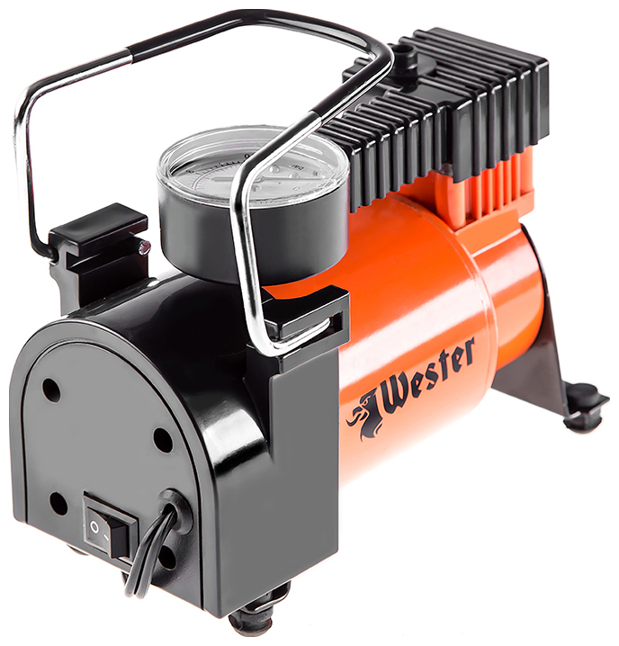 Изображение товара Автомобильный компрессор Wester TC-3035 12 В с манометром и насадками