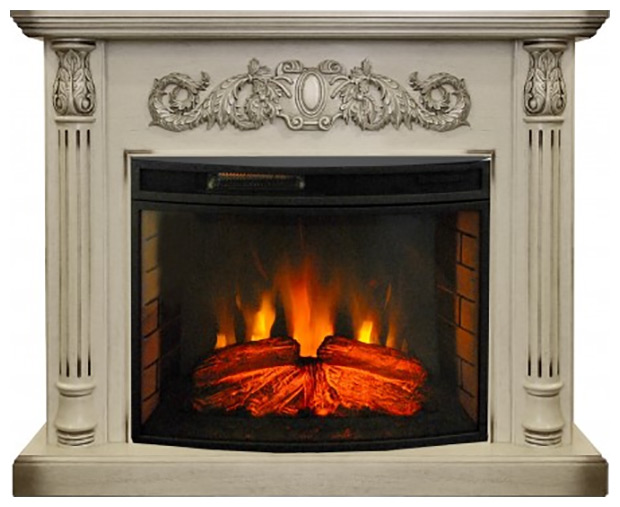 

Каминокомплект Realflame Salford 33 WT с Firespace 33 S IR, Белый камень