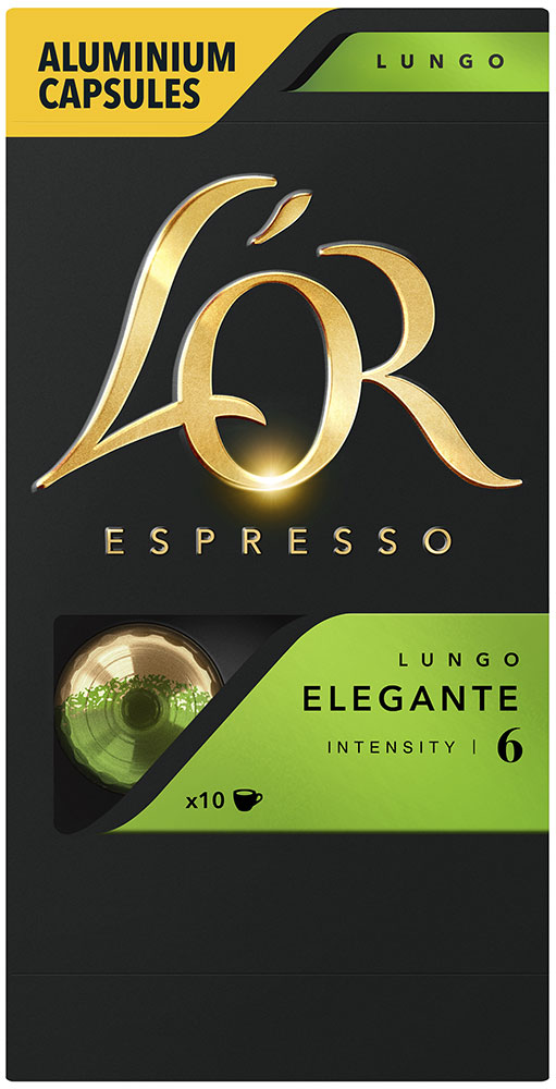 Кофе капсульный L’OR Espresso Lungo Elegante капсулы для кофемашин nespresso stockholm fortissio lungo