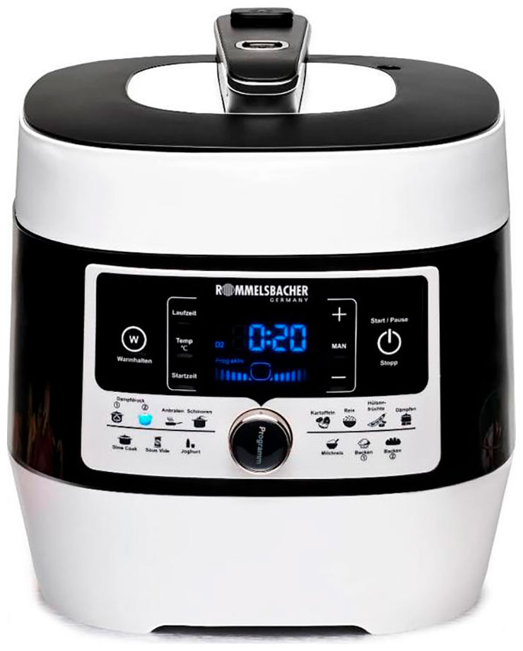 

Мультиварка-скороварка Rommelsbacher MD 1000, Белый/черный