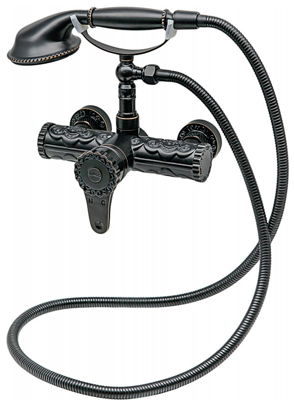 Изображение товара Душевой гарнитур Milacio MC.302.BBR черная бронза для ванной