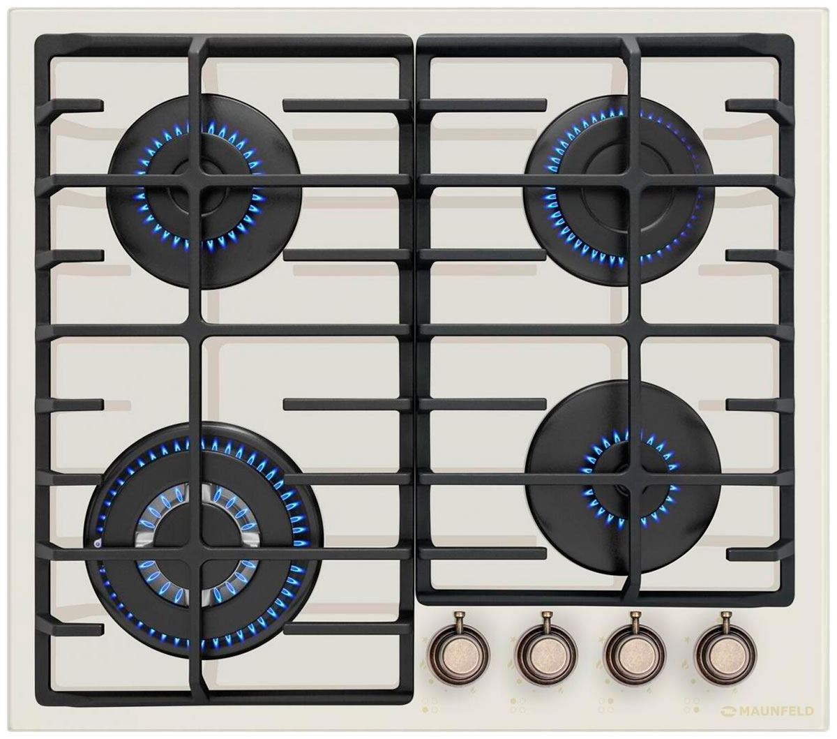 

Газовая варочная панель Maunfeld EGHG.64.63CBG.R/G, Бежевый