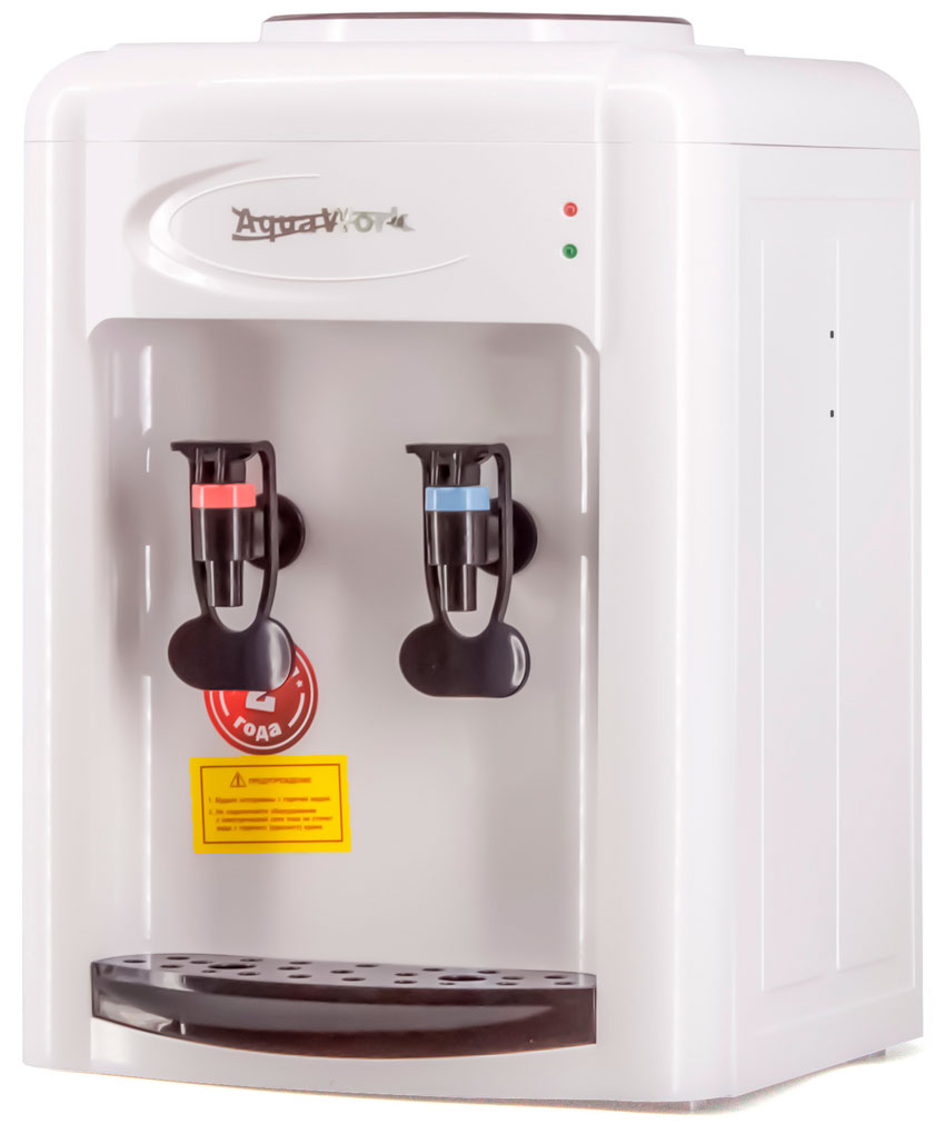 

Кулер для воды Aqua Work 0.7TKR, белый, только нагрев, настольный (24600)