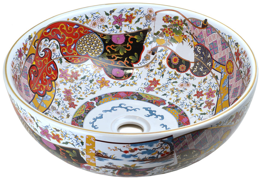 Изображение товара Раковина Bronze de Luxe Festival,разноцветная (2231)