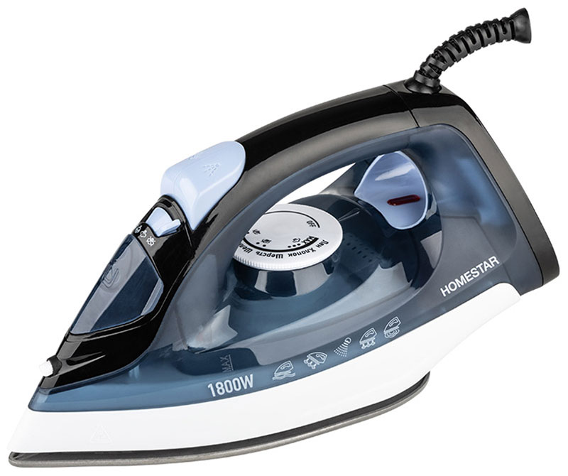 Утюг Homestar HS-4012, керамика, синий (105545)
