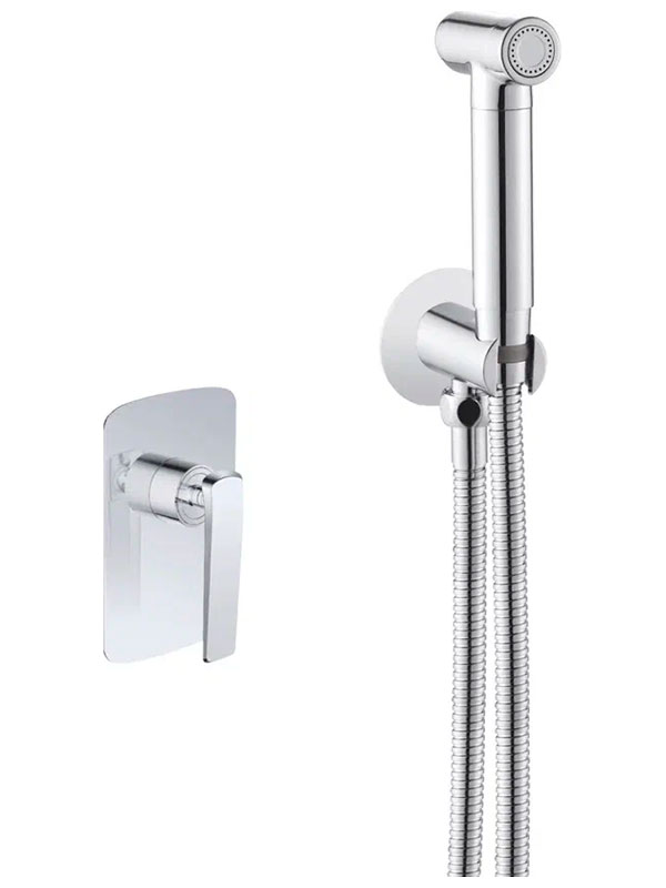 

Гигиенический душ со смесителем Rose R13, хром (R1305)