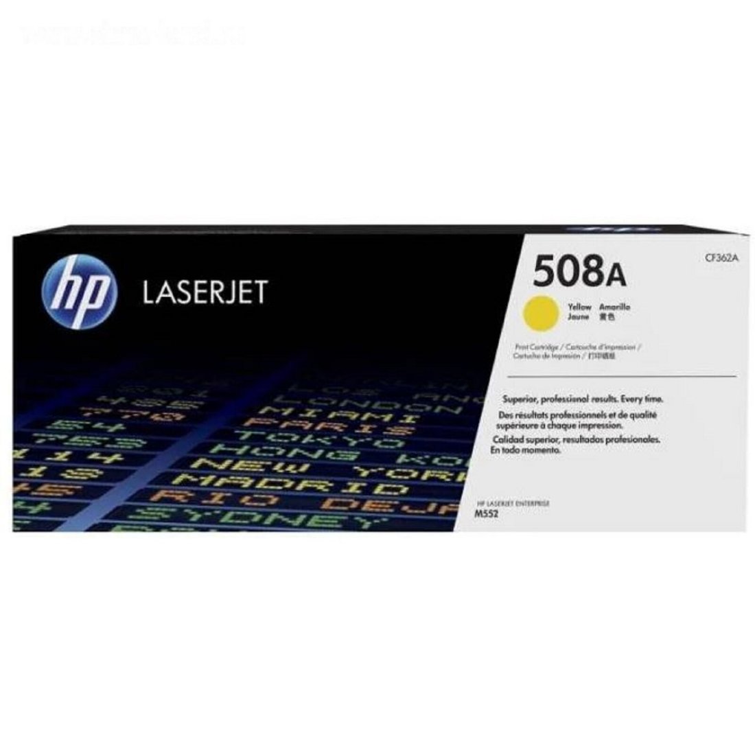 Изображение товара Картридж лазерный HP 508A CF362A желтый (5000стр.) для CLJ M552/M553