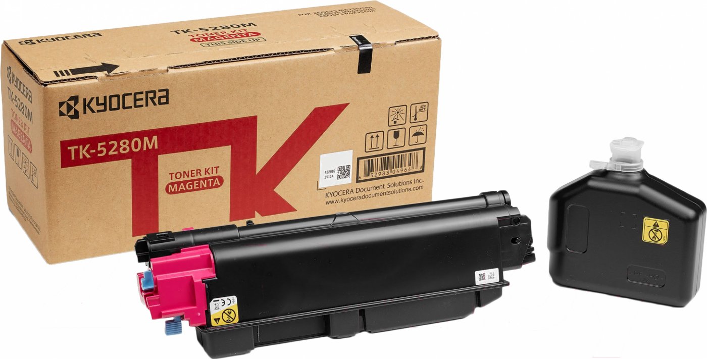 Изображение товара Картридж лазерный Kyocera TK-5280M 1T02TWBNL0 пурпурный (11000стр.) для Ecosys P6235cdn/M6235cidn/M6635cidn