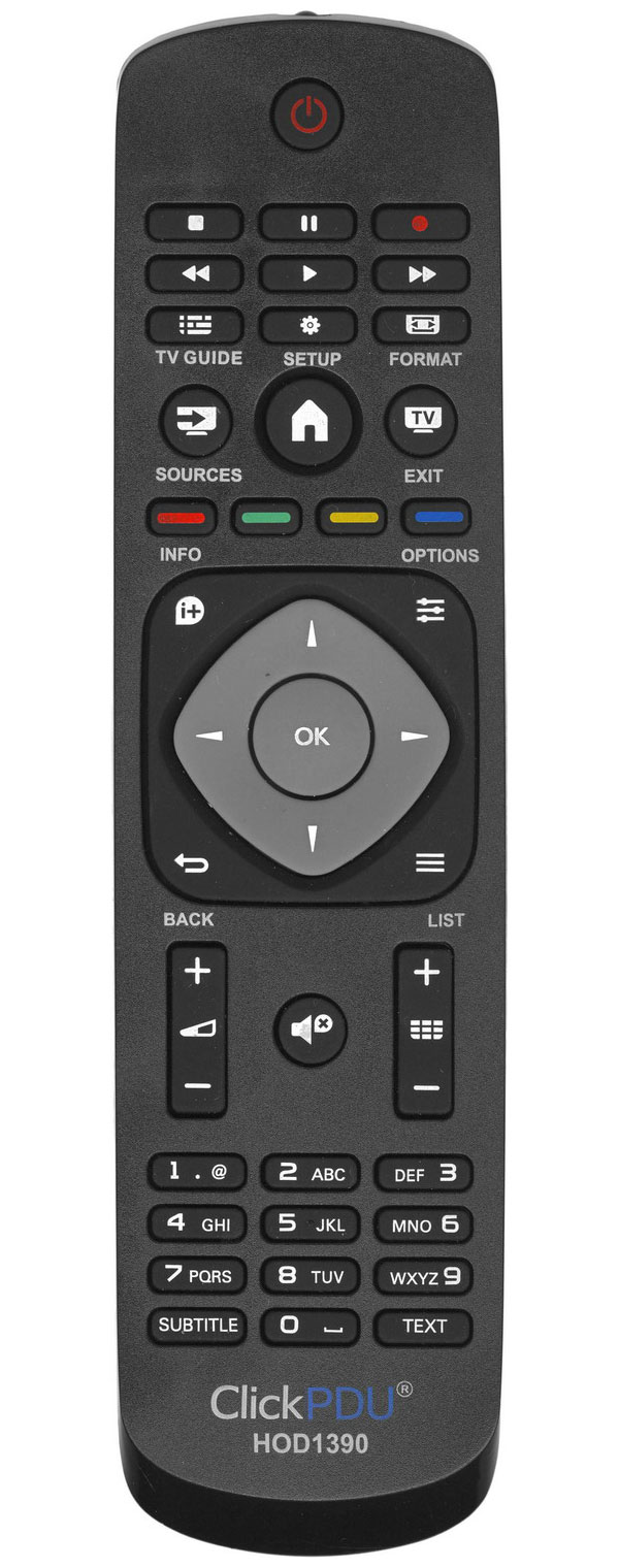 Изображение товара Универсальный пульт ClickPDU HOD1390 для телевизоров PHILIPS