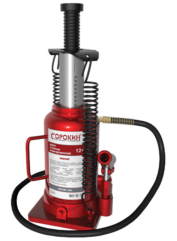 

Домкрат Сорокин 12 т (3.81), Красный