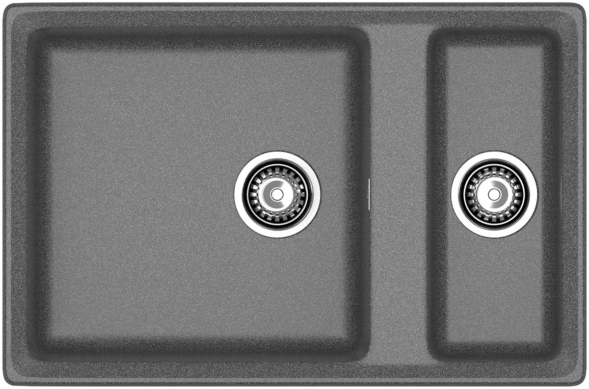 Изображение товара Кухонная мойка GranFest LEVEL 760K, 760х500 мм, графит (LV-760K графит)