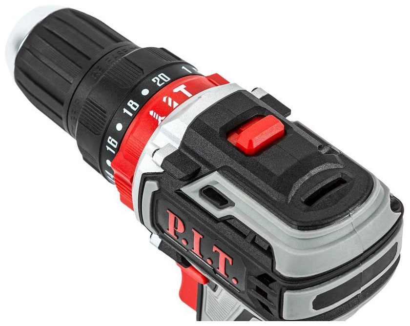 Изображение товара Аккумуляторная дрель P.I.T. PSR18-D4 Promo с регулировкой скорости и ударом