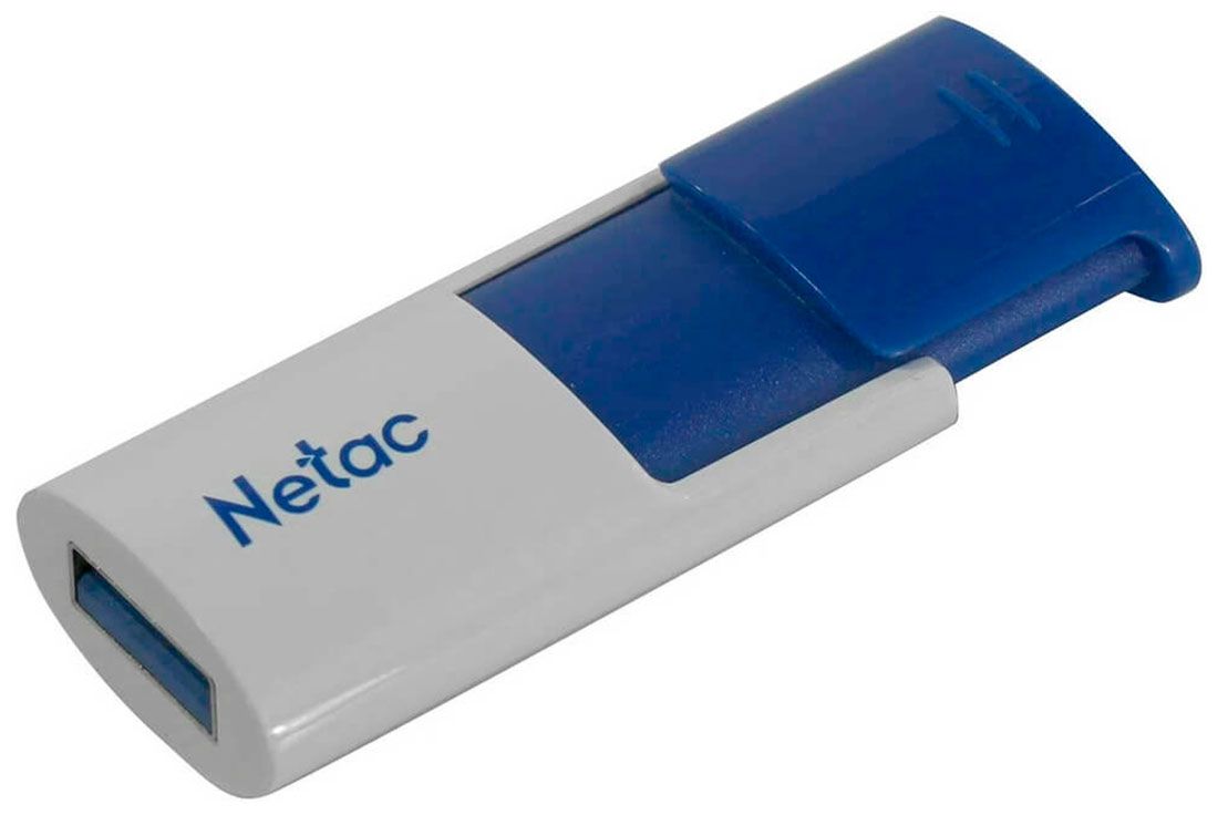 

Флеш-накопитель Netac U182, USB 3.0, 32 Gb, blue (NT03U182N-032G-30BL), Белый/синий