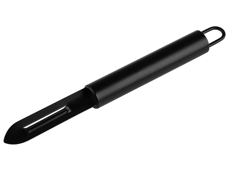 Изображение товара Овощечистка Mallony CLASSICO NERO, вертикальное лезвие, черная, non-stick (105276) Изображение товара Овощечистка Mallony CLASSICO NERO, вертикальное лезвие, черная, non-stick (105276)