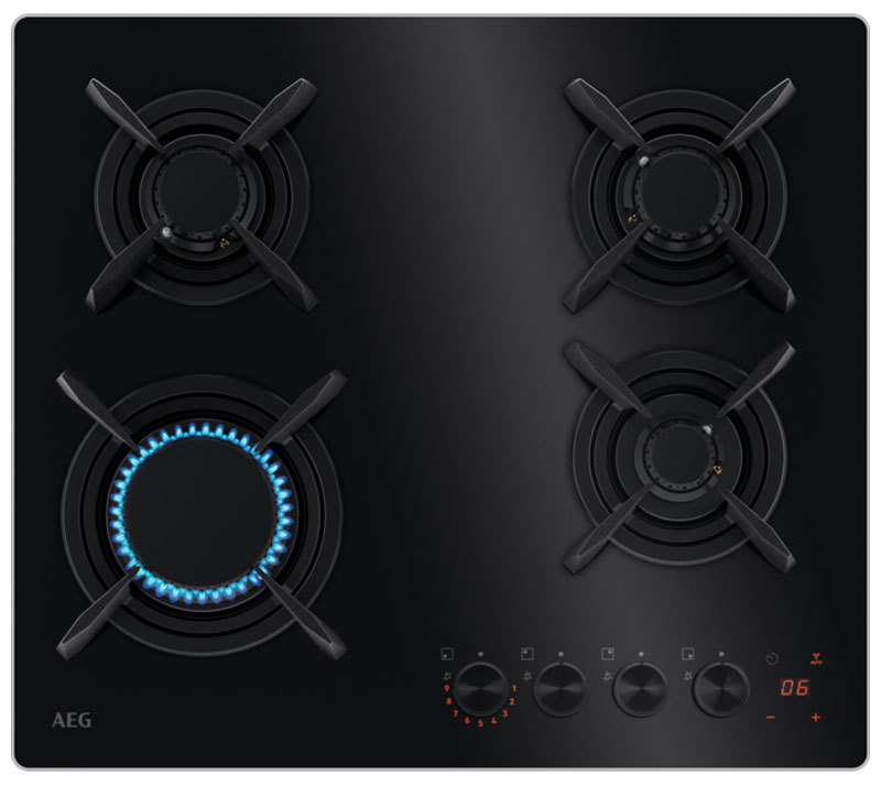 Изображение товара Газовая варочная панель AEG HKB64453NB
