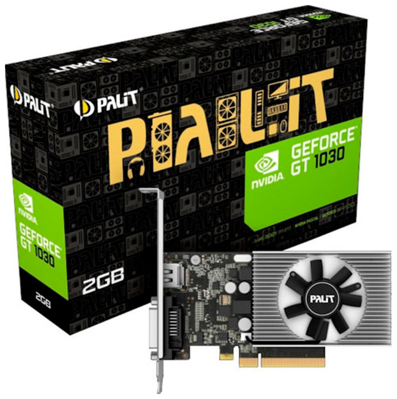 Изображение товара Видеокарта Palit GeForce GT 1030 2GB для игр и работы