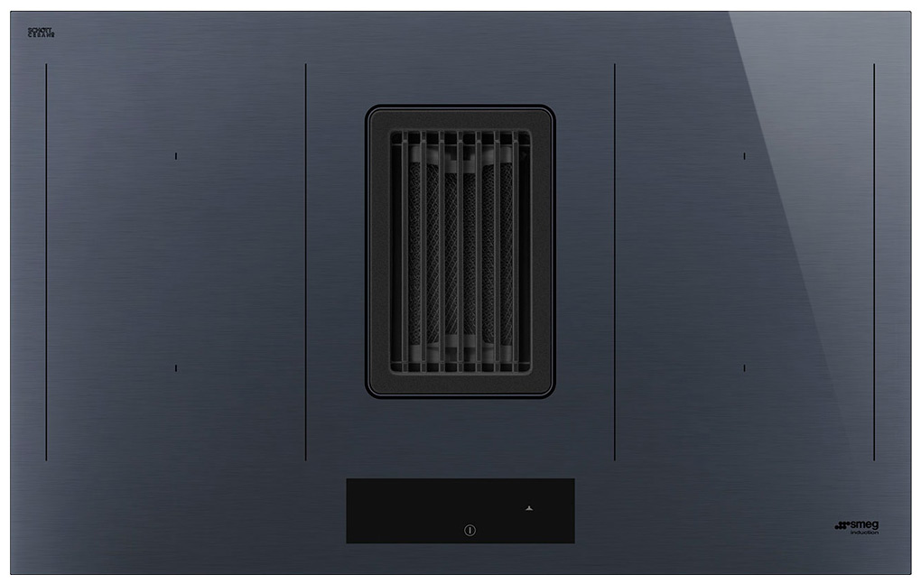 Изображение товара Индукционная варочная панель Smeg HOBD182DG с вытяжкой, 4 конфорки