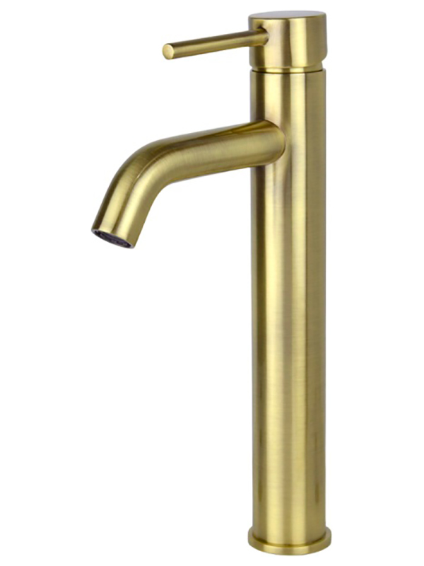 Изображение товара Смеситель для раковины Bronze de Luxe SCANDI бронза фиксированный излив керамический картридж