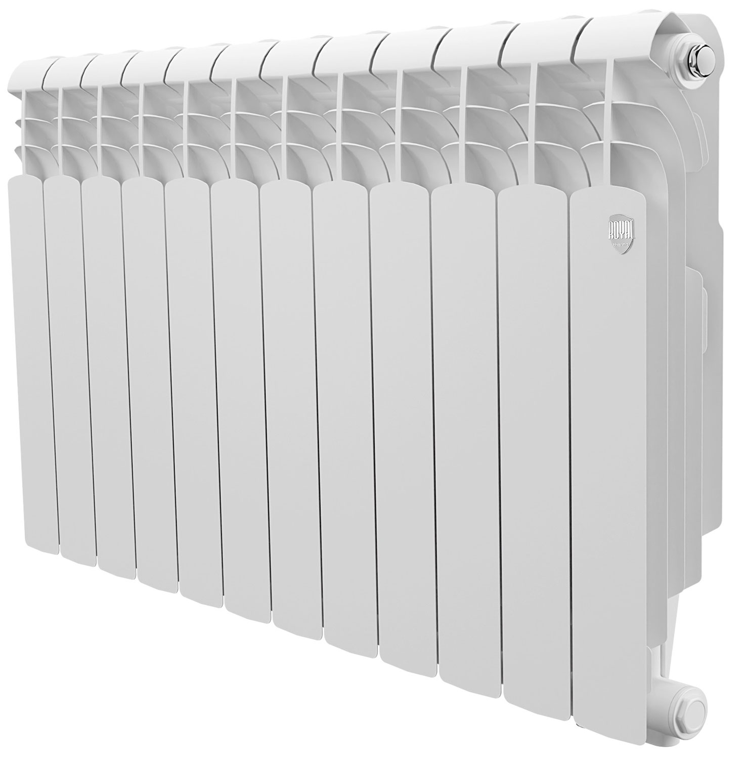 Изображение товара Секционный биметаллический радиатор Royal Thermo Vittoria Super 500 2.0 VDR80 12 секций белый