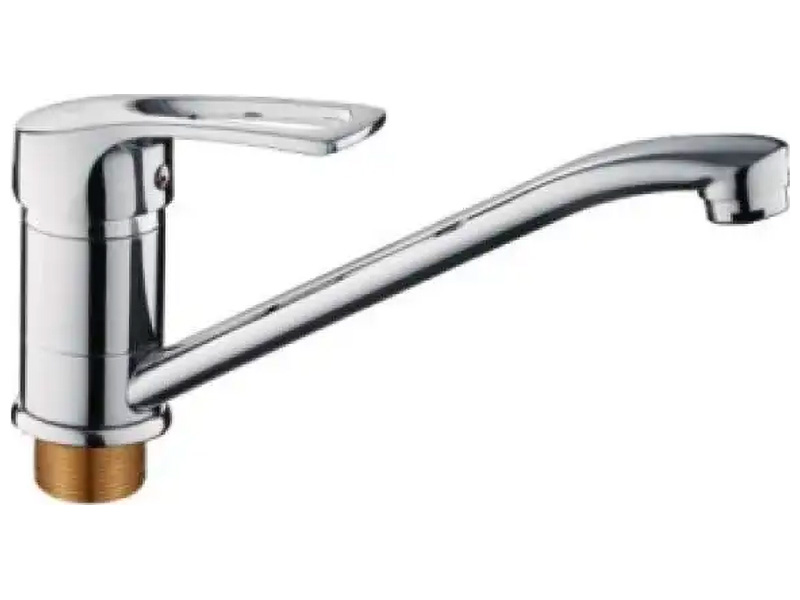 Изображение товара Смеситель для кухни D-Lin хром однорычажный с поворотным изливом и аэратором