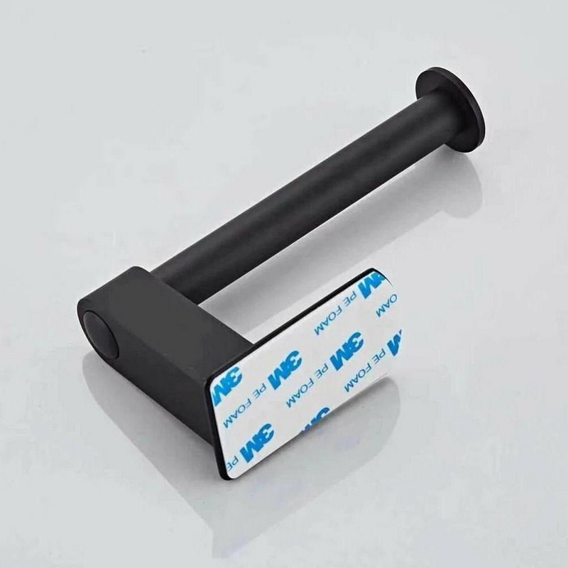 Изображение товара Держатель для туалетной бумаги D-Lin черный настенный нержавеющая сталь