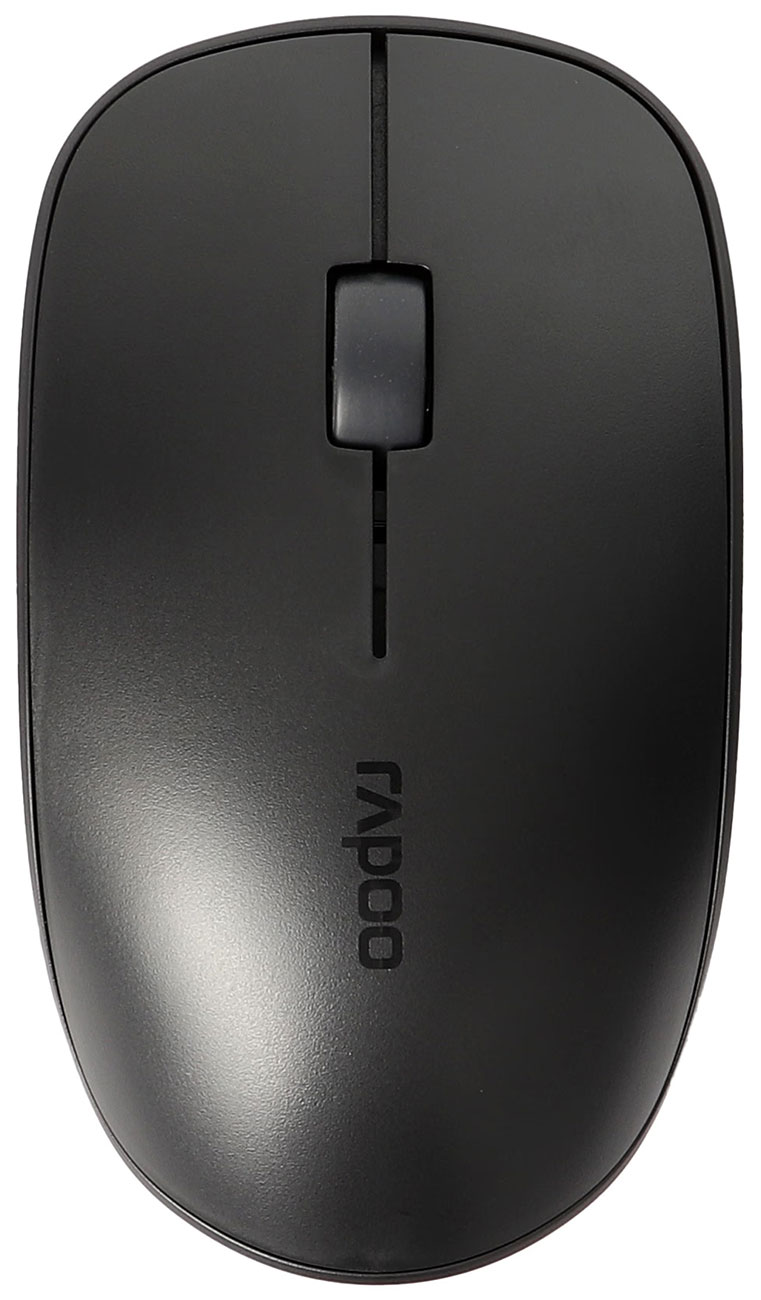 Изображение товара Беспроводная мышь Rapoo M200 Silent черная Bluetooth радиоканал