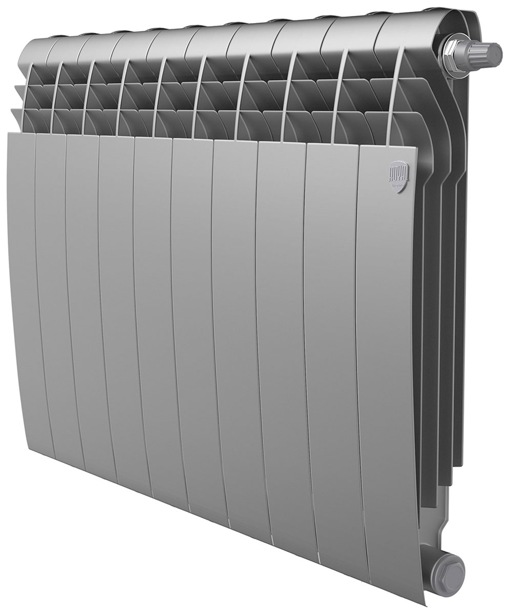 Изображение товара Биметаллический радиатор Royal Thermo BiLiner 500 Silver Satin VR80 10 секций