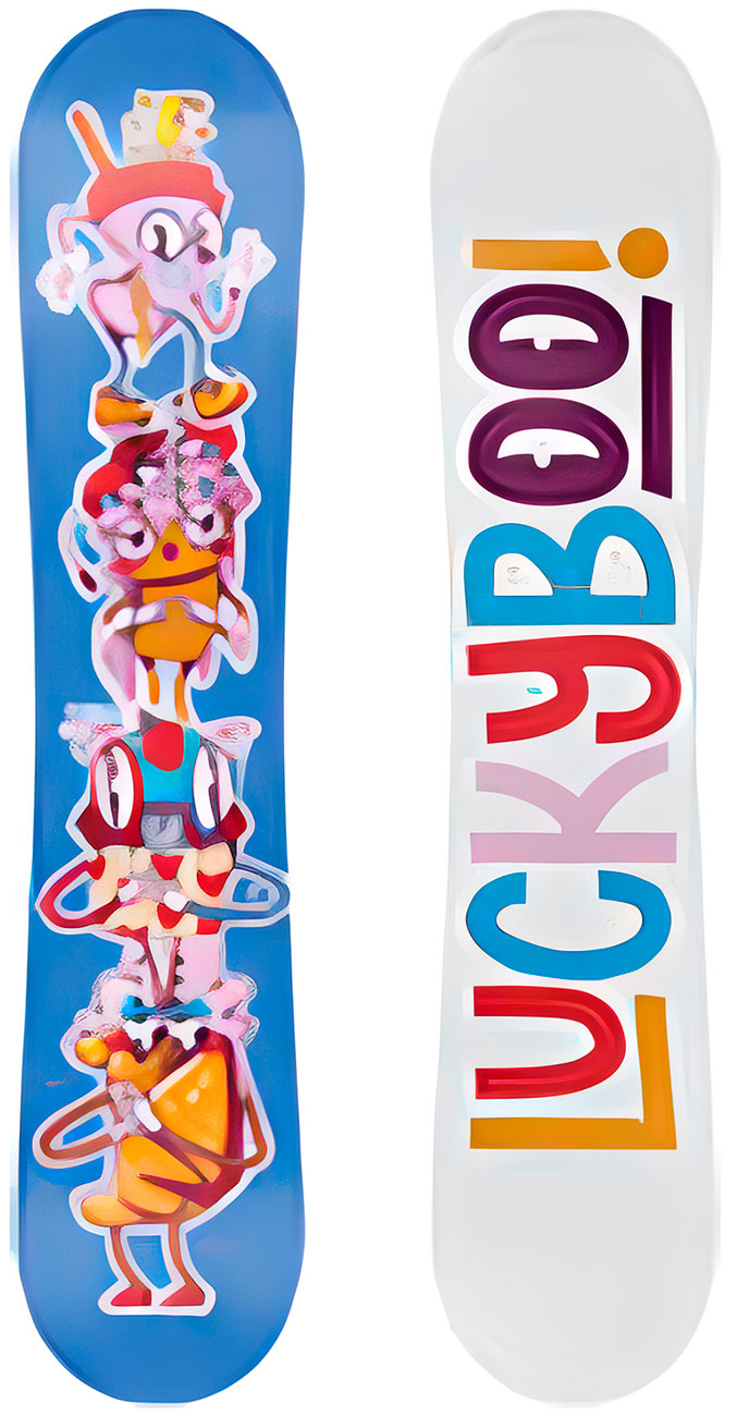 Изображение товара Детский сноуборд LuckyBoo LITTLEBIG 80 см для начинающих и прогрессирующих