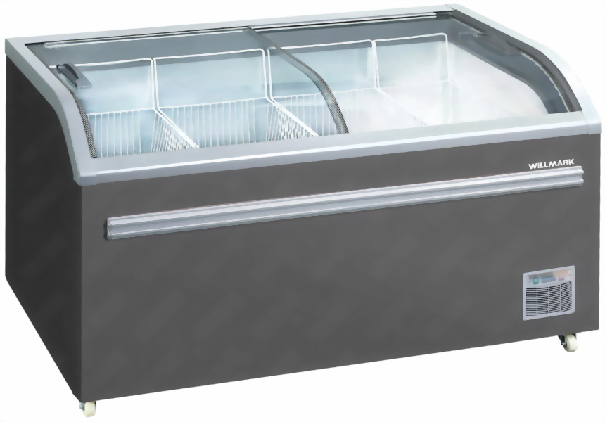Изображение товара Морозильный ларь Willmark WCF-555BSG с панорамными крышками